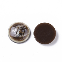 Coffee Resin Cabochons, Imitation Gemstone, Half Round/Dome, Coffee, 17.5x4.5mm
