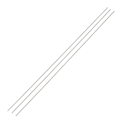 Нержавеющая Сталь Цвет Стальные иглы для бисероплетения с крючком для вертушки для бисера, изогнутые иглы для бисероплетения, цвет нержавеющей стали, 25.3x0.05 см