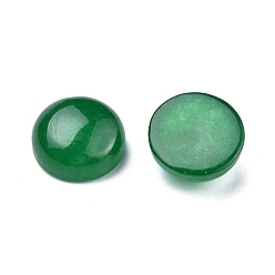 Jade Malais Malaisie naturelle cabochons de jade, demi-tour, 10x4~5mm