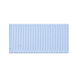 Bleu Acier Clair Rubans gros-grain en polyester haute densité, bleu acier clair, 1/4 pouce (6.5 mm), environ 100 yards / rouleau