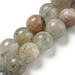 Autres Quartzs Perles naturelles de quartz brins, ronde, 6mm, Trou: 1mm, Environ 65 pcs/chapelet, 15.43'' (39.2 cm)