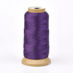 Indigo Polyester Thread, for Custom Woven Jewelry Making, Indigo, 0.7mm, about 310m/roll