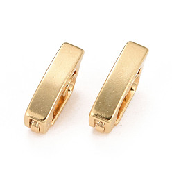Real 24K Gold Plated Eco-Friendly Brass Watch Band Clasps, Long-Lasting Plated, Lead Free & Cadmium Free, Real 24K Gold Plated, 10x2.5x4mm