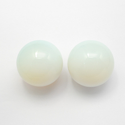 Опал Opalite украшения, для пальцев здоровье, круглые, белые, 40 мм