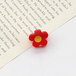 Flower Cellulose Acetate(Resin) Claw Hair Clips, Barrettes for Women Girls, Flower, 20x18x11~23mm
