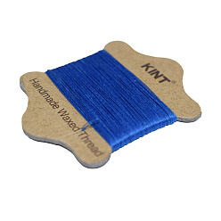 Azul Cuerda de nylon encerado, azul, 0.45 mm, aproximadamente 21.87 yardas (20 m) / tarjeta