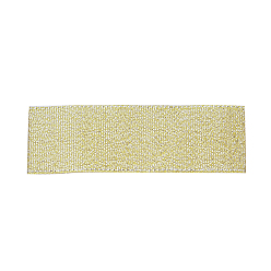 Желтый Блестящая металлическая лента, блеск ленты, с серебряными металлическими шнурами, Подарочные коробки для подарков Valentine's, желтые, 3/8 дюйм (8 мм), около 25 ярдов / рулон (22.86 м / рулон), 10 рулоны / группа