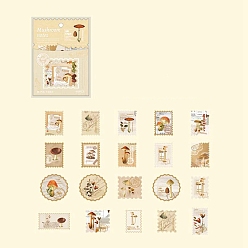 Гриб Почтовая бумажная наклейка, гриб, 60x60 мм, 40 листов
