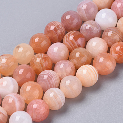 Botswana Agate Natural Botswana Agate Beads Strands, Dyed, Round, 6x6mm, Hole: 1mm, about 62pcs/strand, 15.5 inch