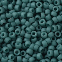 (2604F) Semi Glazed Turquoise TOHO Round Seed Beads, Japanese Seed Beads, (2604F) Semi Glazed Turquoise, 15/0, 1.5mm, Hole: 0.7mm, about 3000pcs/bottle, 10g/bottle