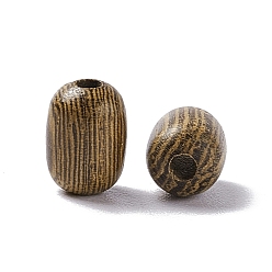Coconut Marrón Cuentas de madera, sin plomo, columna, café, 7x5 mm, agujero: 1.5 mm