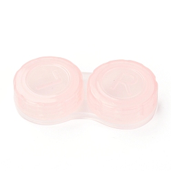 Лосось Полипропиленовый пластиковый чехол для контактных линз для девочки, два тона, salmon, 27.5x56x12 мм, внутренний диаметр: 20.5 мм