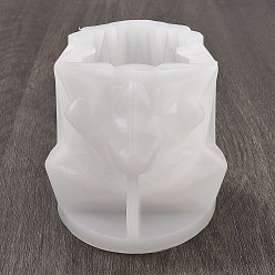 Dog Origami Style DIY Silicone Candle Molds, for Scented Candle Making, Dog, 10.6x7.4x8.5cm
