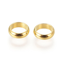 Golden Brass Spacer Beads, Rondelle, Golden, 3.5x1mm