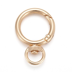 Golden Alloy Swivel Clasps, Swivel Snap Hook, for Handbag Ornaments Decoration, Cadmium Free & Lead Free, Ring, Golden, 40x27x5.5mm, Hole: 10x5mm