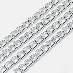 Гейнсборо Незакрепленные алюминиевые каркасные цепи, светло-серые, 4.4x3x0.8 мм, около 100 м / упаковка