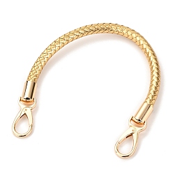 Gold PU Leather Bag Strap, with Alloy Swivel Clasps, Bag Replacement Accessories, Gold, 41.5x1cm