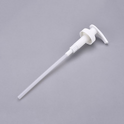 White Polypropylene(PP) Dispensing Pump, Fits Shampoo and Conditioner Jugs Bottles, White, 40.25x6.5cm, Tube: 7.5mm