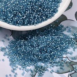 (DB2383)Teint à L'Intérieur Gris Bleu Perles miyuki delica, cylindre, perles de rocaille japonais, 11/0, (db 2383) à l'intérieur du crépuscule teint, 1.3x1.6mm, trou: 0.8 mm, environ 10000 PCs / sachet , 50 g / sac