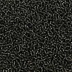 (29C) Silver Lined Dark Black Diamond Toho perles de rocaille rondes, perles de rocaille japonais, (29 c) diamant noir foncé doublé d'argent, 11/0, 2.2mm, Trou: 0.8mm, environ 50000 pcs / livre