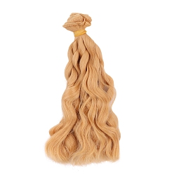 Navajo White Plastic Long Curly Hair Doll Wig Hair, for DIY Girls BJD Makings Accessories, Navajo White, 1000x150mm