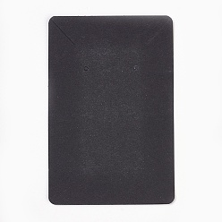Черный Картон дисплей карты, используется для ожерелья и серьги, чёрные, 9x6 см