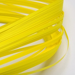 Yellow Quilling Paper Strips, Yellow, 390x3mm, about 120strips/bag