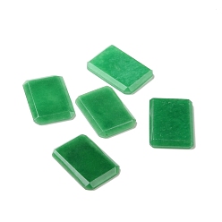 White Jade Dyed & Heated Natural White Jade Cabochons, Rectangle, 29x20x3mm