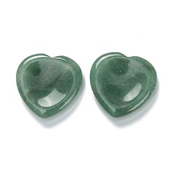 Green Aventurine Natural Green Aventurine Massage, Heart, for Face to Lift, Decrease Puffiness and Tighten, 39~40x39.5~40x7~8mm
