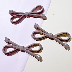 Chameau Cabochons en plastique avec nœud papillon, accessoires pour cheveux en épingle à cheveux bricolage, chameau, 60x26mm