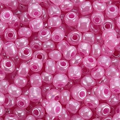 Violet Perles de rocaille en verre, Ceylan, ronde, violette, 2mm, trou: 1 mm, environ 30000 pièces / livre