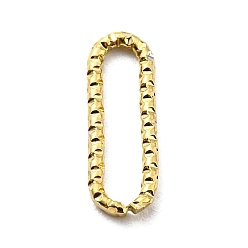Настоящее золото 14K 304 нержавеющей стали связывающий кольца, , овальные, реальный 14 k позолоченный, 11.5x4x1 мм, внутренний диаметр: 2x9.5 мм