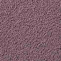 (52) Opaque Lavender Toho perles de rocaille rondes, perles de rocaille japonais, (52) lavande opaque, 15/0, 1.5mm, Trou: 0.7mm, environ15000 pcs / 50 g