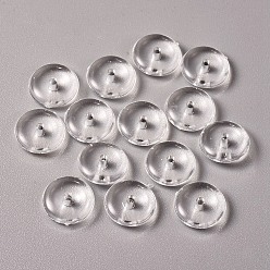 Clear Transparent Acrylic Beads, Flat Round, Clear, 10x3mm, Hole: 1.5mm, about 2270pcs/500g
