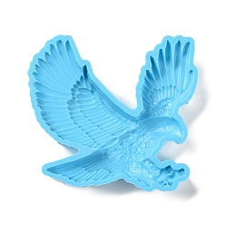 Темно-Голубой Diy орел дисплей украшения силиконовые формы, формы для литья смолы, для уф-смолы, изготовление ювелирных изделий из эпоксидной смолы, глубокое синее небо, 107x121x18 мм