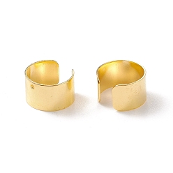 Золотой Латунные ушные манжеты, без свинца и без кадмия, золотые, 9.5x10x6 мм, отверстие : 1 мм