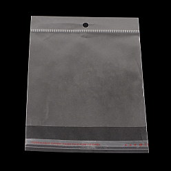 Прозрачный OPP мешки целлофана, прямоугольные, прозрачные, 17.5x11 см, односторонняя толщина: 0.035 мм, внутренняя мера: 12x11 см