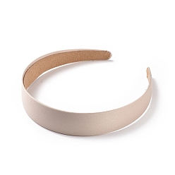 Creamy White Wide Cloth Hair Bands, Solid Simple Hair Accessories for Women, Creamy White, 145x130x28mm