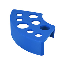 Royal Blue Silicone Tattoo Ink Cup Holder, For Permanent Makeup Tattooing Tool, Fan, Royal Blue, 5.6x10x2.8cm