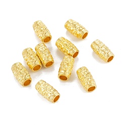 Golden Tibetan Style Alloy Beads, Column, Golden, 12x6.5mm, Hole: 3.5mm
