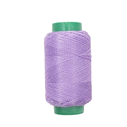 Lilas Fils à coudre en polyester, pour la couture à la main et à la machine, broderie pompon, lilas, 0.25mm