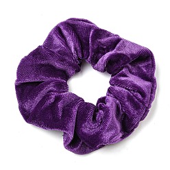 Dark Orchid Lint Elastic Hair Accessories, for Girls or Women, Scrunchie/Scrunchy Hair Ties, Dark Orchid, 100mm