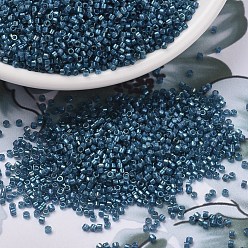 (DB2384)Teint à L'Intérieur Gris Bleu Foncé Perles miyuki delica, cylindre, perles de rocaille japonais, 11/0, (db 2384) à l'intérieur teinté orageux, 1.3x1.6mm, trou: 0.8 mm, environ 10000 PCs / sachet , 50 g / sac