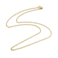 Золотой Вакуумное покрытие 304 ожерелье из нержавеющей стали с цепочками для женщин, золотые, 17.83 дюйм (45.3 см)