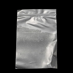 Прозрачный Прозрачные пластиковые сумки на молнии, многоразовые упаковочные пакеты, прямоугольные, прозрачные, 18.7x12x0.15 см, односторонняя толщина: 2.9 мил(0.075мм)