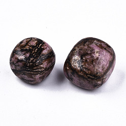 Rhodonite Perles naturelles de rhodonite, pierres de guérison, pour la thérapie de méditation équilibrant l'énergie, pierre tombée, gemmes de remplissage de vase, pas de trous / non percés, nuggets, 19~30x18~28x10~24 mm 250~300 g / sac