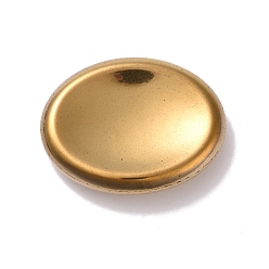 Golden Plated Vacuum Plating Non-magnetic Synthetic Hematite Massager, Worry Stone, Massage Tools, Oval, Golden Plated, 34.5x44x9.5mm