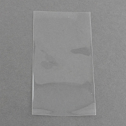 Прозрачный OPP мешки целлофана, прямоугольные, прозрачные, 10x5 см, одностороннее толщина: 0.035 мм