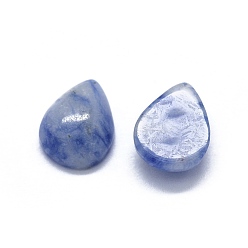 Punto Piedra Azul Cabujones de jaspe de punto azul natural, lágrima, 8x6x3 mm