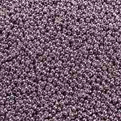 (554) Galvanized Lavender Cuentas de semillas redondas toho, granos de la semilla japonés, (554) lavanda galvanizada, 11/0, 2.2 mm, agujero: 0.8 mm, Sobre 5555 unidades / 50 g